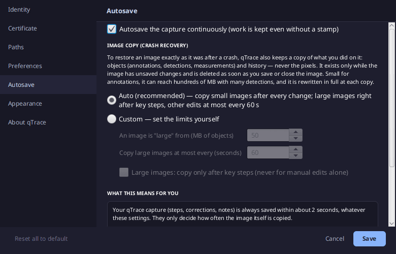 4. Configure qTrace